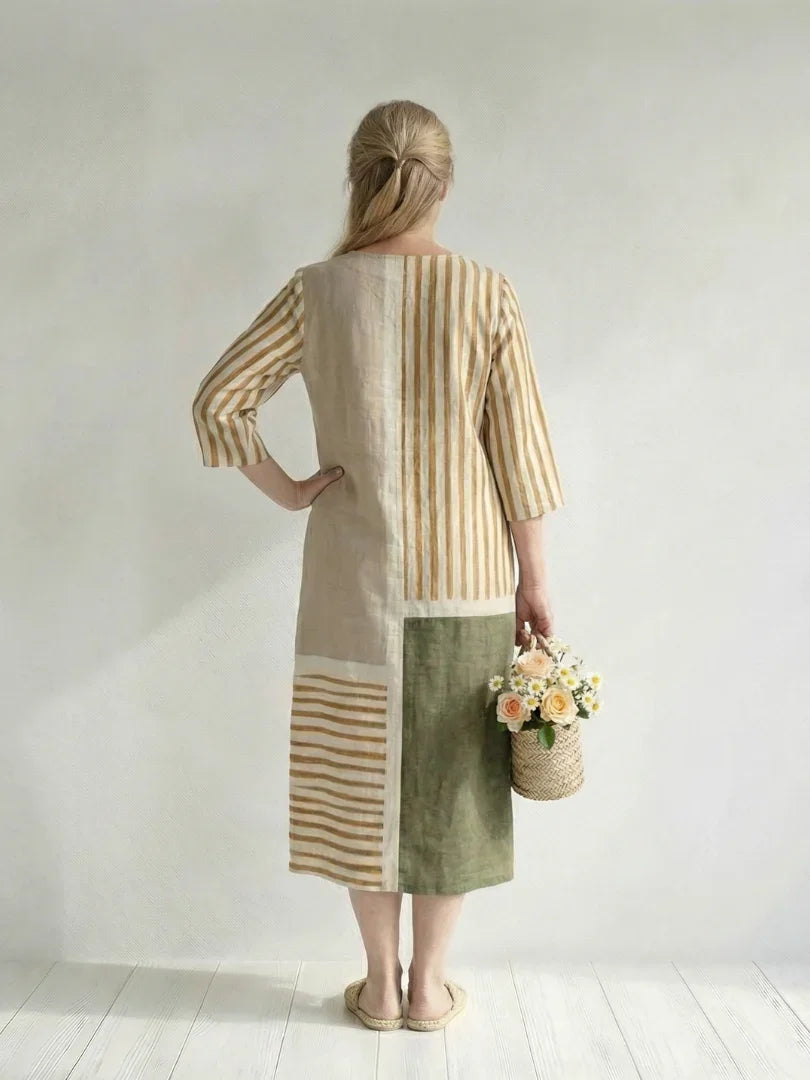 Midi Dress Women Relaxed Fit Casual