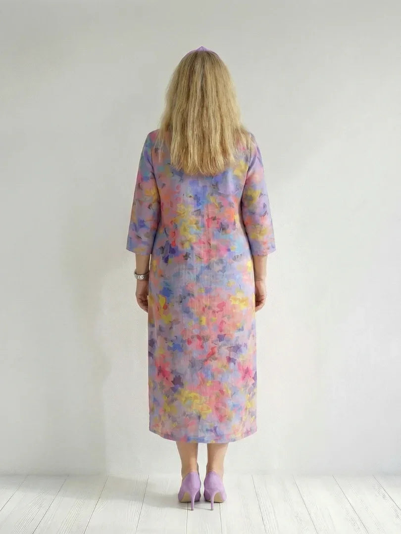 Midi Dress Women Relaxed Fit Casual