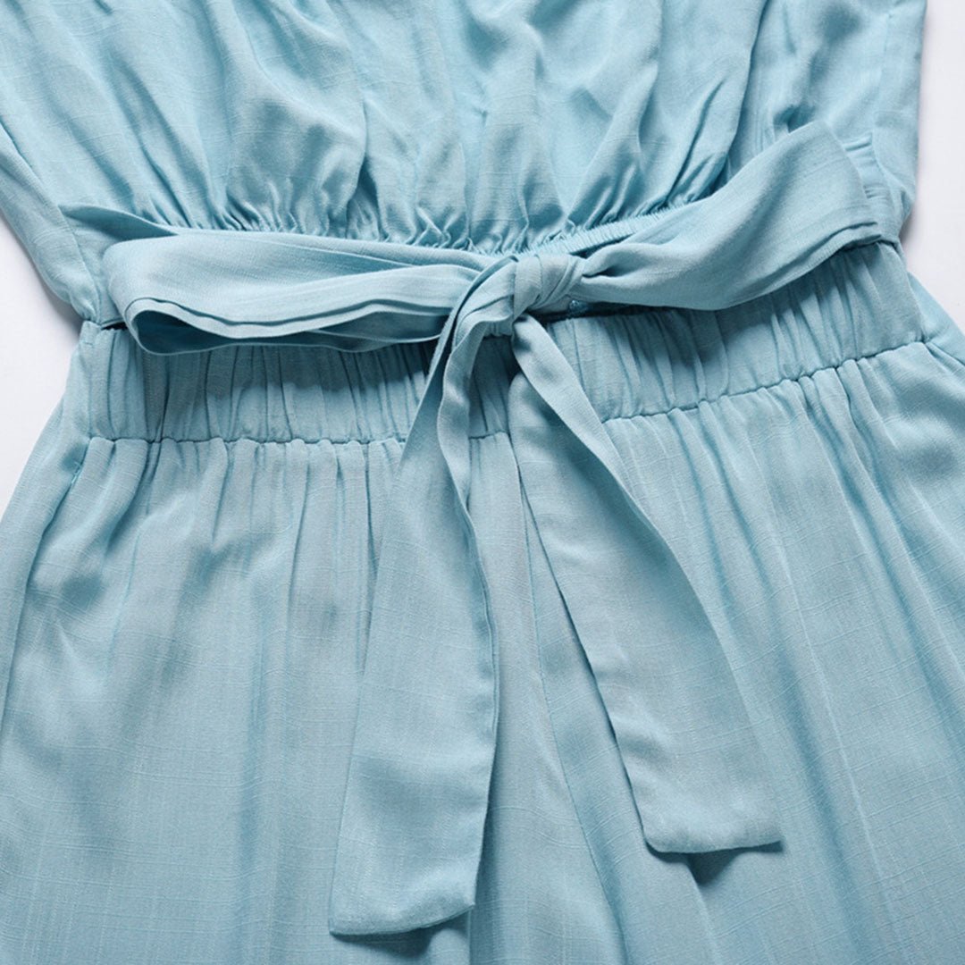 Strapless Wide Leg Jumpsuit Women Relaxed Fit Casual Summer