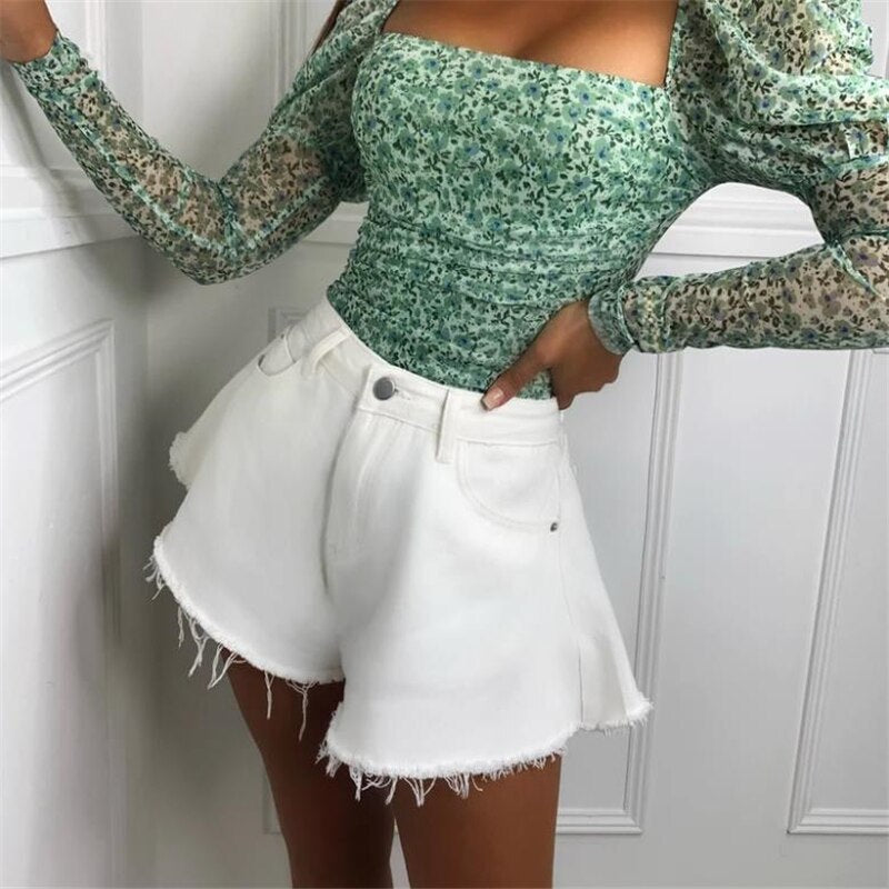Loose Women Summer Shorts High Waist Casual