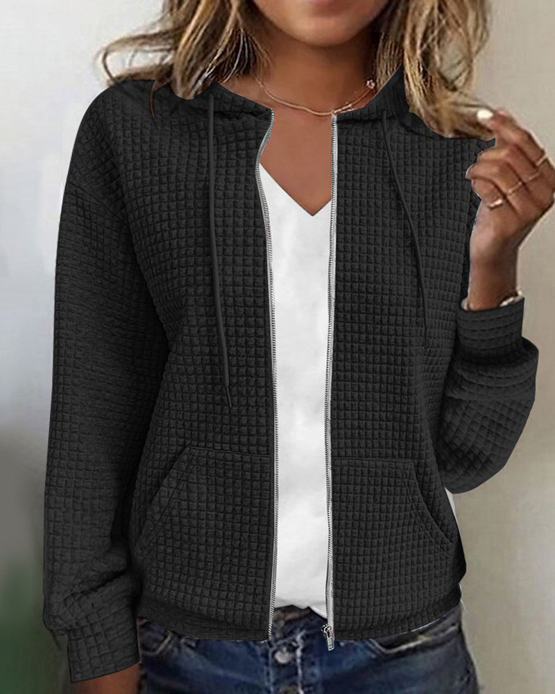 Hooded Vest Women Regular Fit Casual with Pockets