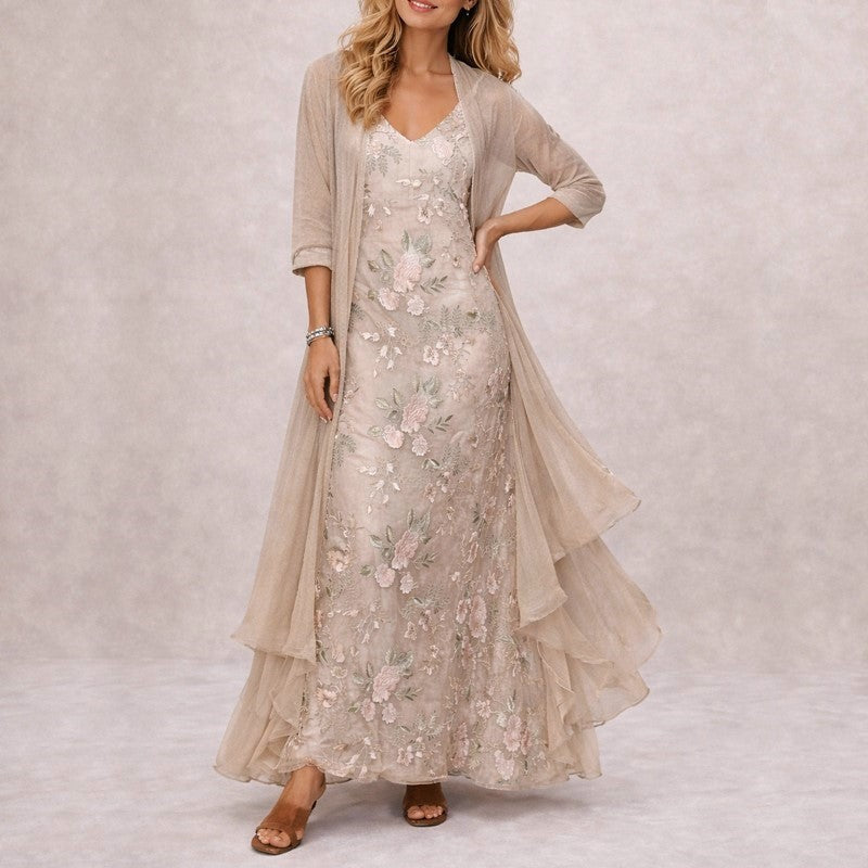 Maxi Dress Women Regular Fit Casual Floral Summer