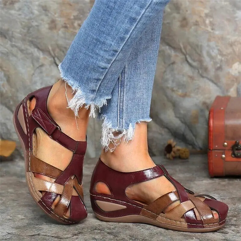 Adjustable Strap Sandals Women Regular Fit Casual Summer