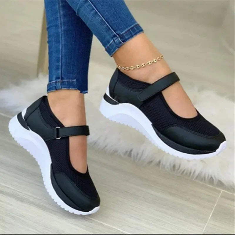 Sports Shoes Women Adjustable Strap Casual Comfort