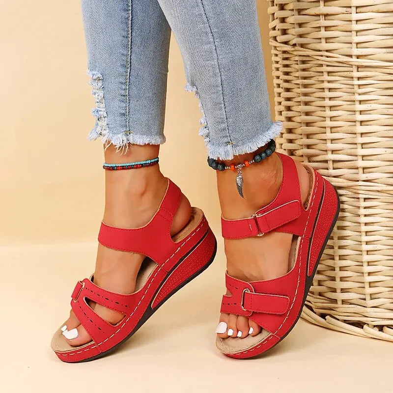Summer Sandals Women Adjustable Straps Casual Comfortable
