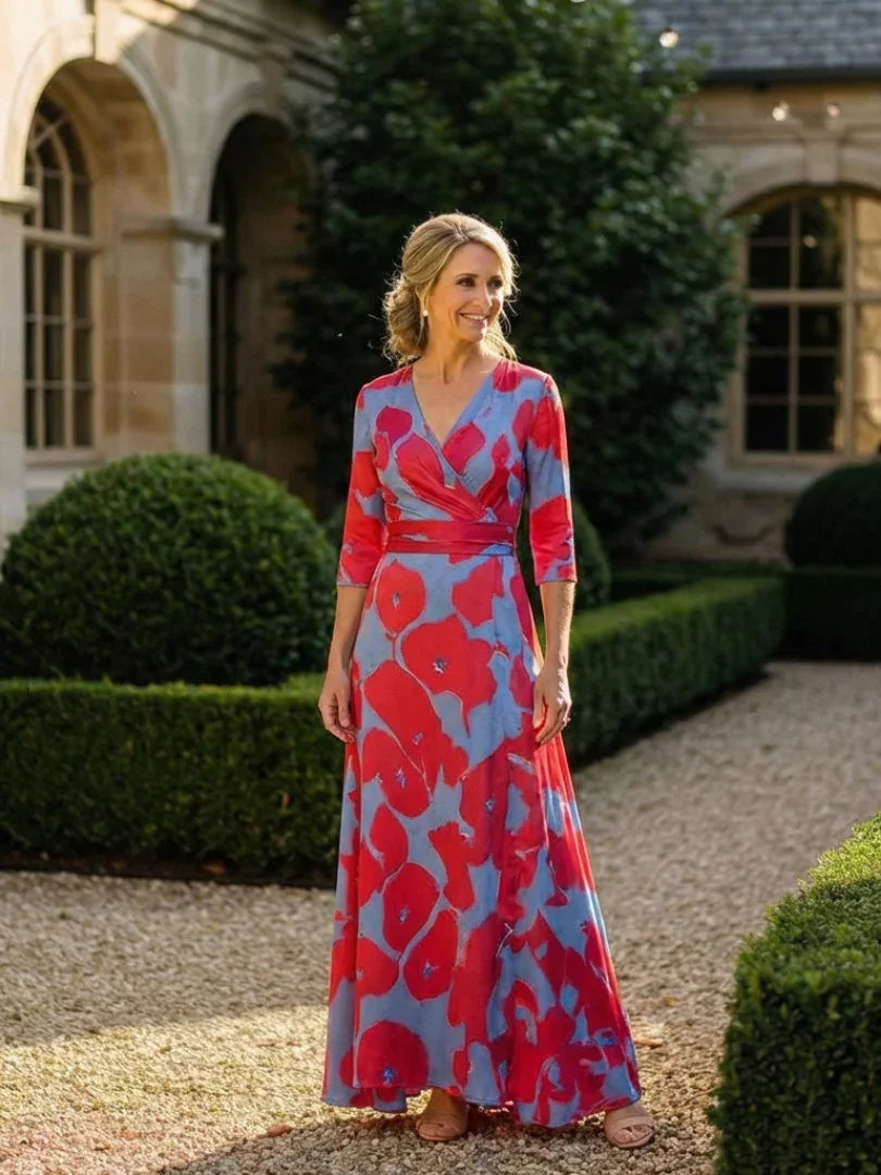 Maxi Dress Women Regular Fit Casual Evening