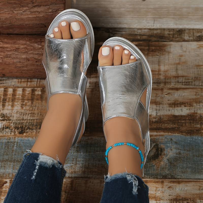 Wedge Sandals Women Casual Summer Platform Ankle Strap