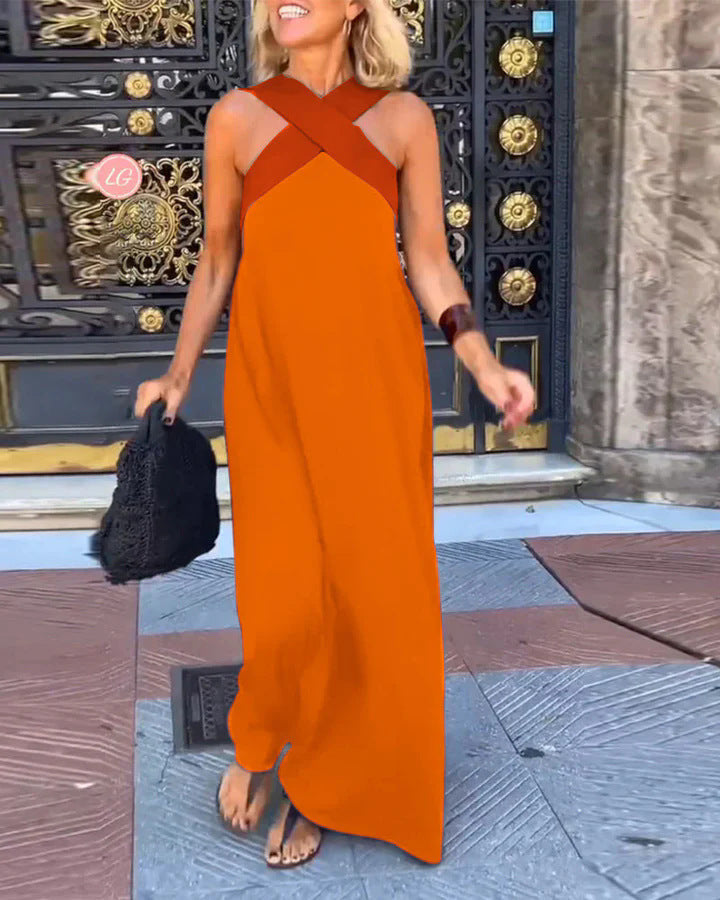 Maxi Dress Women Regular Fit Casual Summer