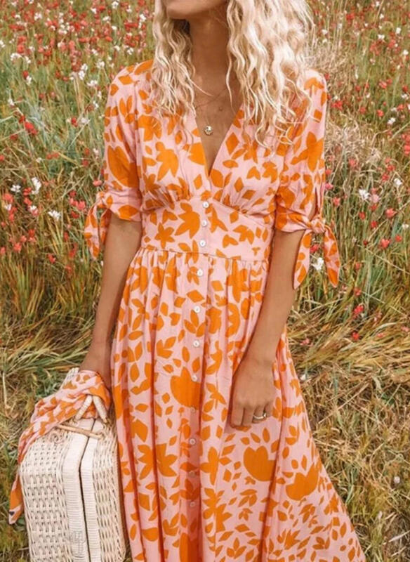 Summer Dress Women Regular Fit Casual