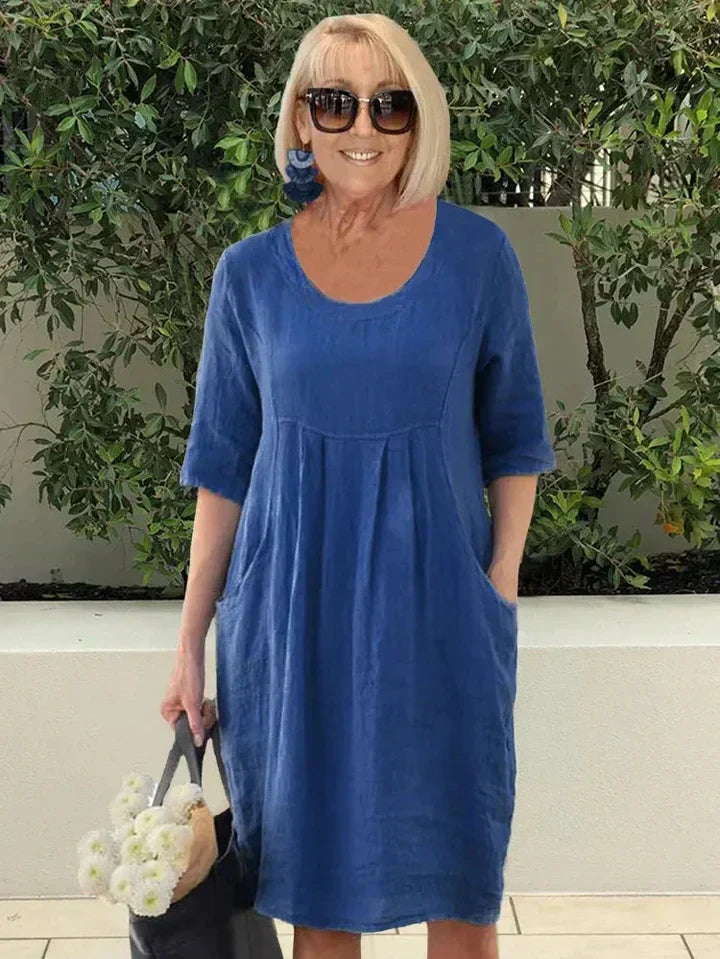 Loose Dress Women Relaxed Fit Casual with Pockets