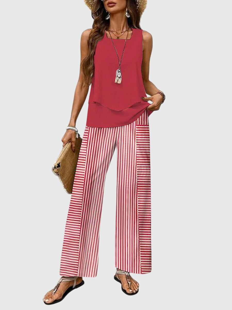 2-Piece Summer Set Women Relaxed Fit Casual