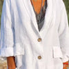 Light Blazer Women Loose Fit Casual Business Summer