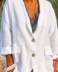 Light Blazer Women Loose Fit Casual Business Summer