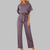 Jumpsuit Women Relaxed Fit Casual Wide Leg