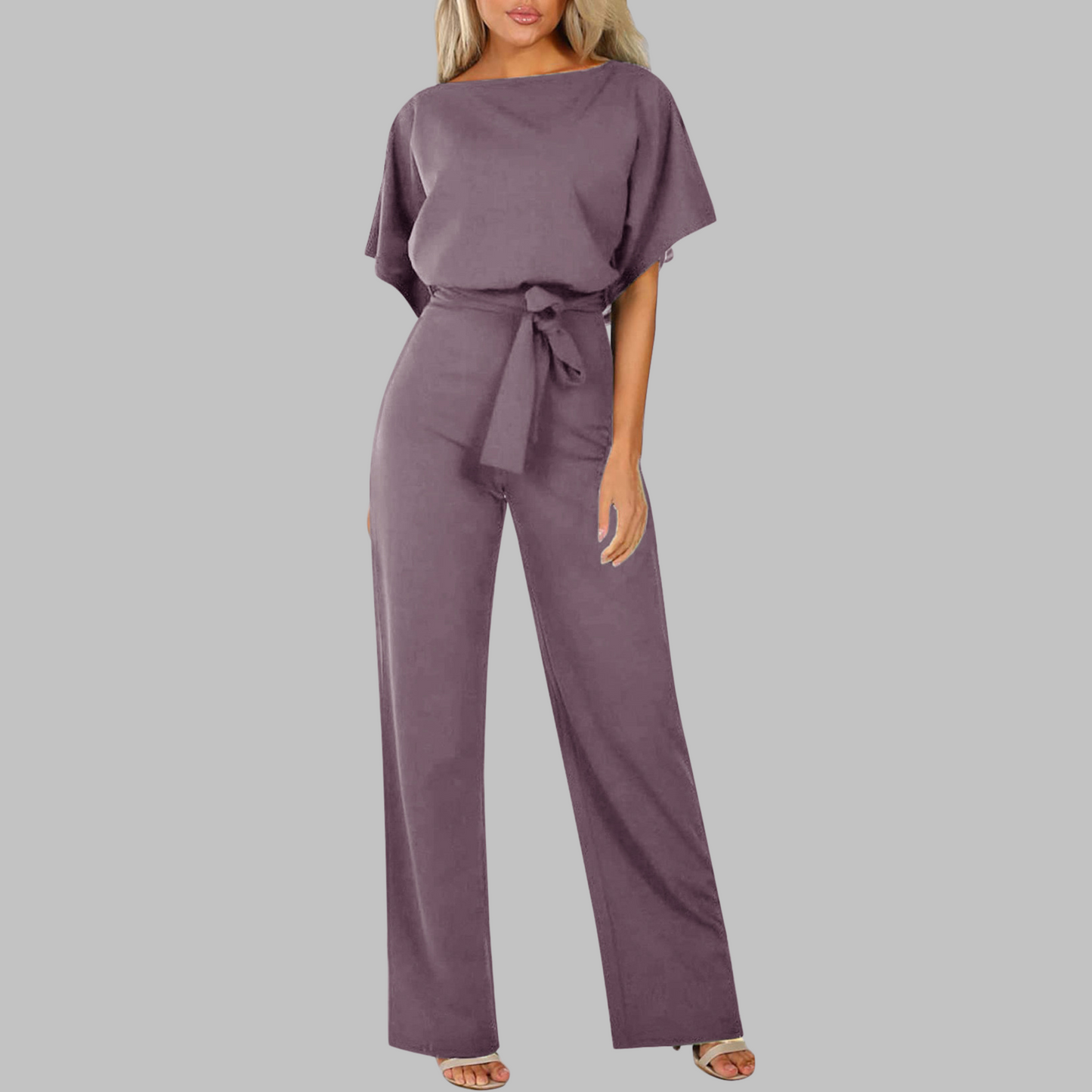 Jumpsuit Women Relaxed Fit Casual Wide Leg