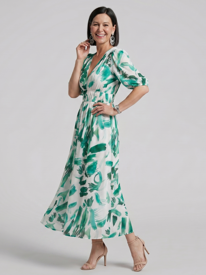 Midi Dress Women Relaxed Fit Casual Summer