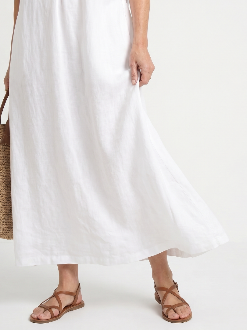 Sleeveless Midi Dress Women Relaxed Fit Casual
