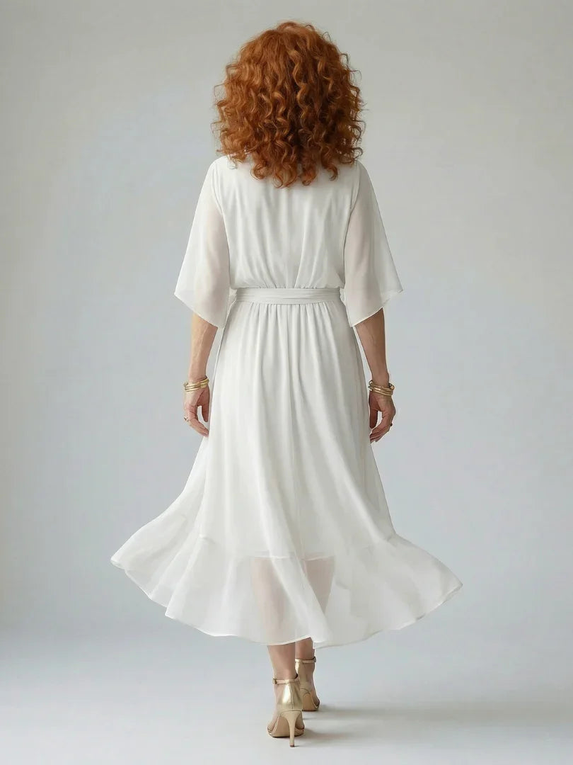 Midi Dress Women Relaxed Fit Casual