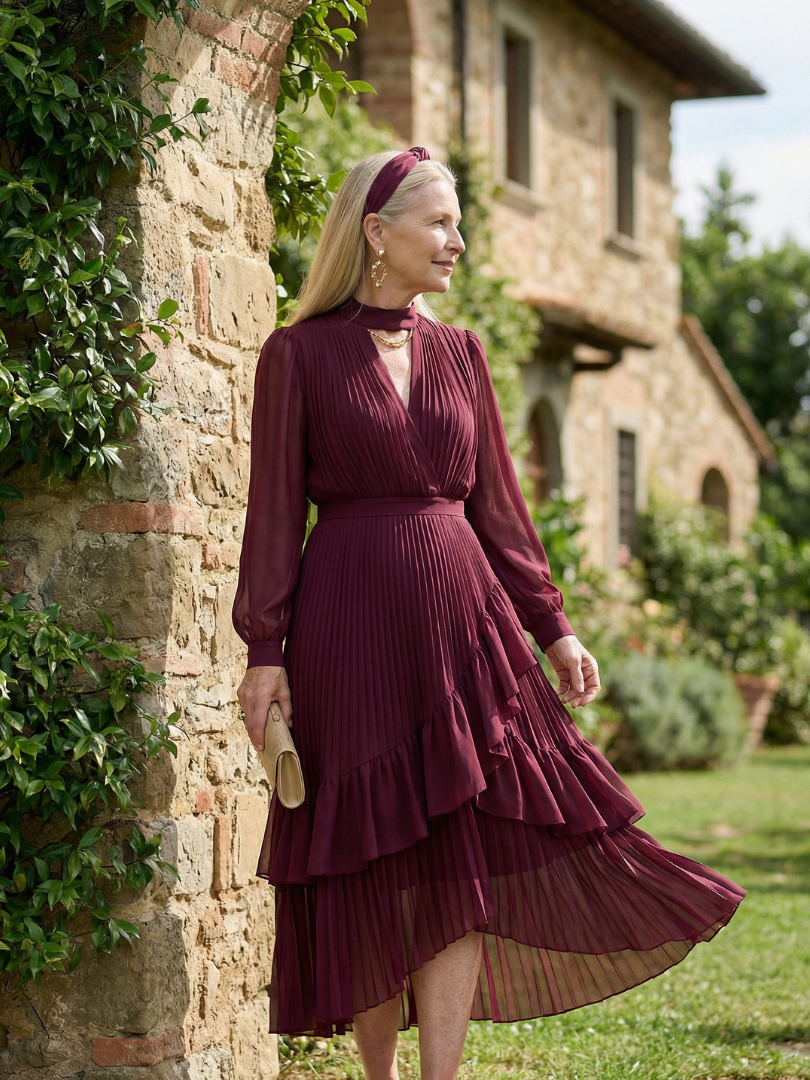 Midi Dress Women Relaxed Fit Casual