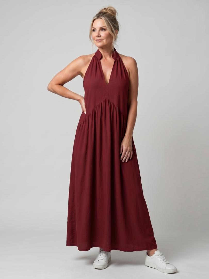 Midi Dress Women Relaxed Fit Casual Summer