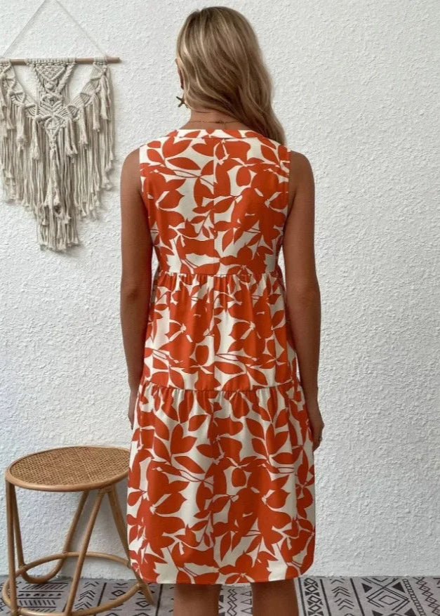 Summer Dress Women Loose Fit Casual Elegant