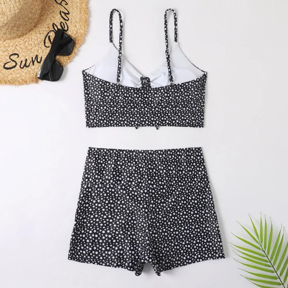 Floral Bikini Women Slim Fit Summer Casual
