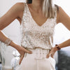Sequin Cami Top Women Regular Fit Party Elegant