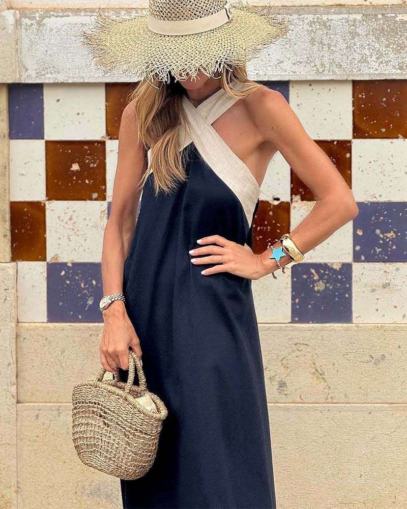 Maxi Dress Women Regular Fit Casual Summer