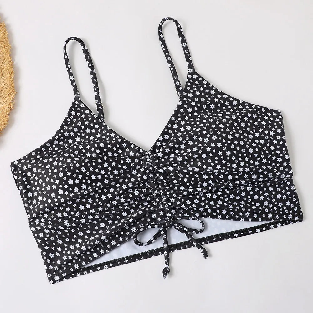 Floral Bikini Women Slim Fit Summer Casual