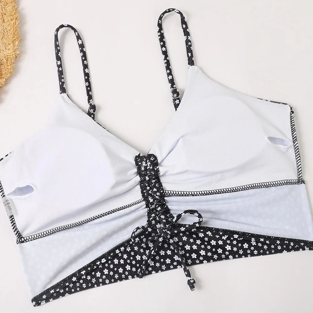 Floral Bikini Women Slim Fit Summer Casual