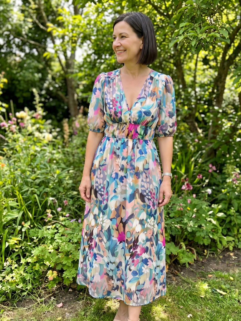 Midi Dress Women Relaxed Fit Casual Summer