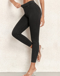 Skinny Jeggings Women High Waist Pull On Casual