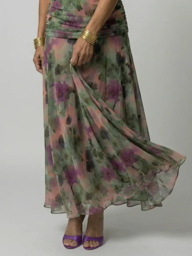 Off Shoulder Midi Dress Women Relaxed Fit Casual Summer