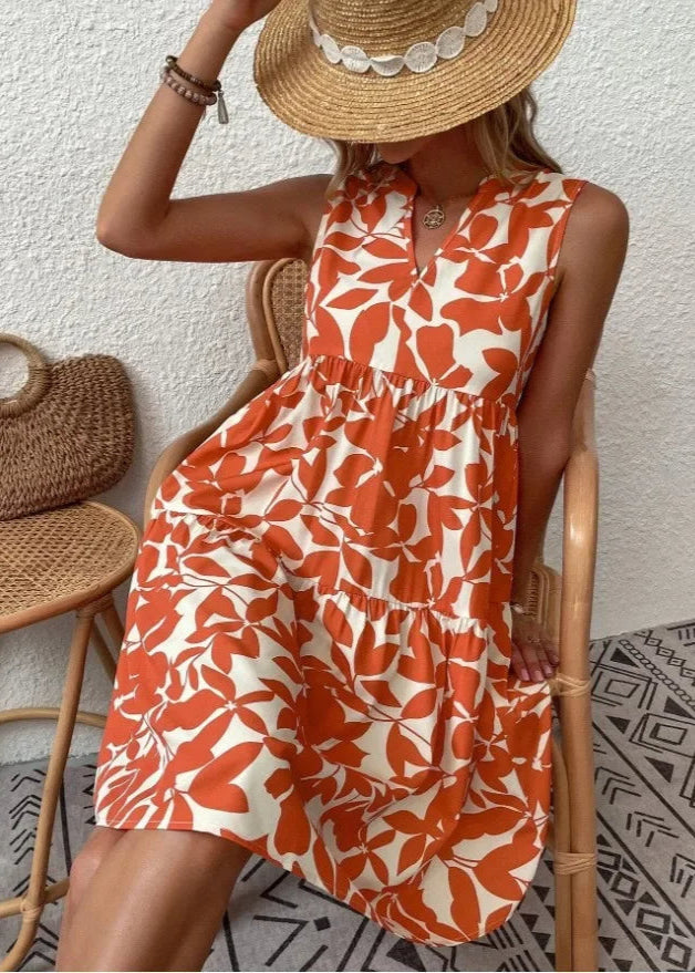 Summer Dress Women Loose Fit Casual Elegant