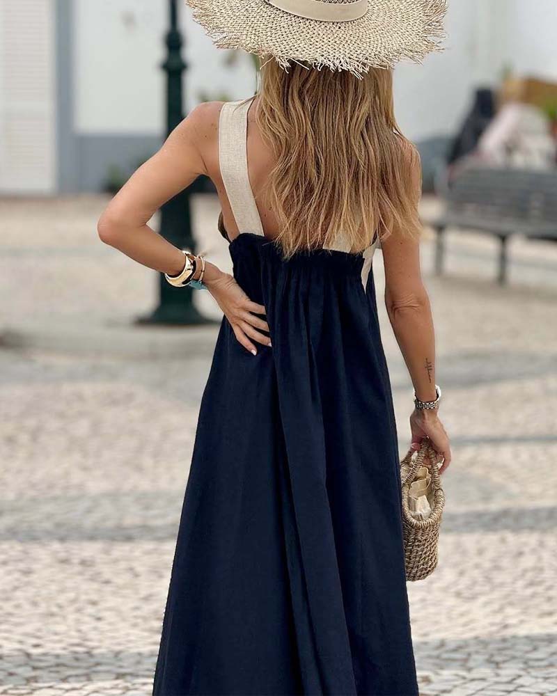 Maxi Dress Women Regular Fit Casual Summer
