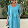 Loose Dress Women Relaxed Fit Casual with Pockets