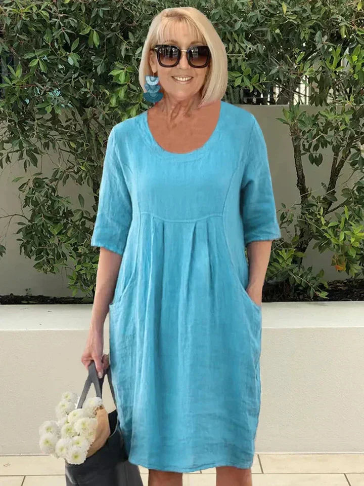 Loose Dress Women Relaxed Fit Casual with Pockets