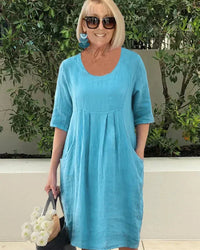 Loose Dress Women Relaxed Fit Casual with Pockets