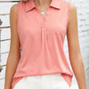 Sleeveless Blouse Women Lightweight Regular Fit Summer Casual