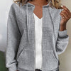 Hooded Vest Women Regular Fit Casual with Pockets