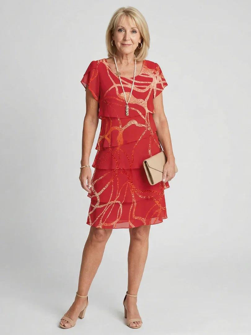 Knee Length Dress Women Relaxed Fit Casual