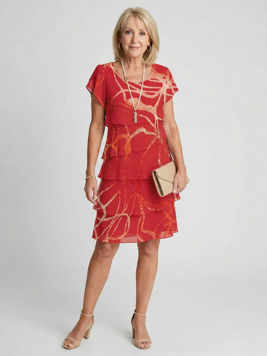 Knee Length Dress Women Relaxed Fit Casual