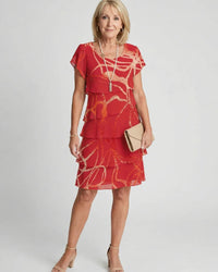 Knee Length Dress Women Relaxed Fit Casual
