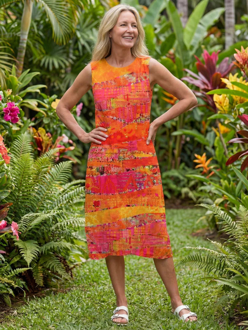 Midi Dress Women Relaxed Fit Casual Summer