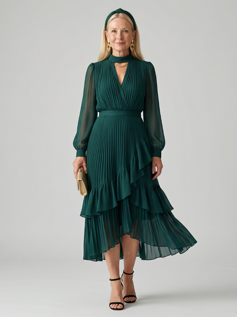 Midi Dress Women Relaxed Fit Casual