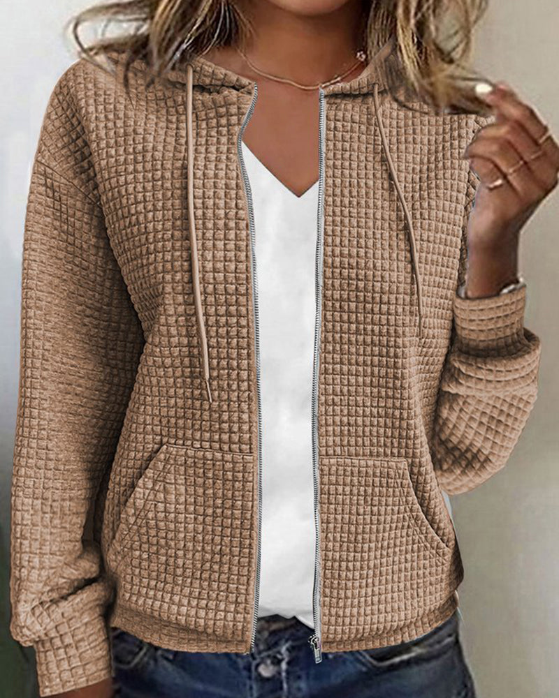 Hooded Vest Women Regular Fit Casual with Pockets