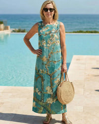 Midi Dress Women Relaxed Fit Casual Summer