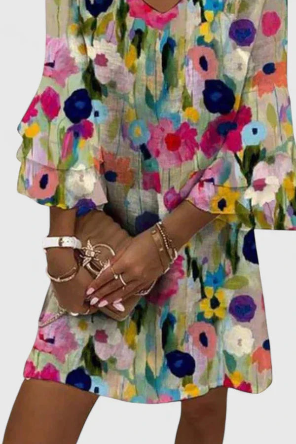 Mini Dress Women Regular Fit Casual Summer