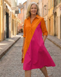 Knee-Length Dress Women Relaxed Fit Casual