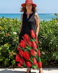 Maxi Dress Women Relaxed Fit Casual Summer